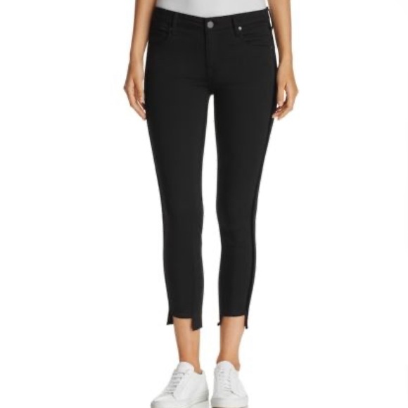 Parker Smith Twisted Tuxedo Cropped Step-Hem Jeans - Picture 4 of 13